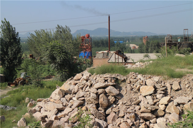 硅線石車間一角展示