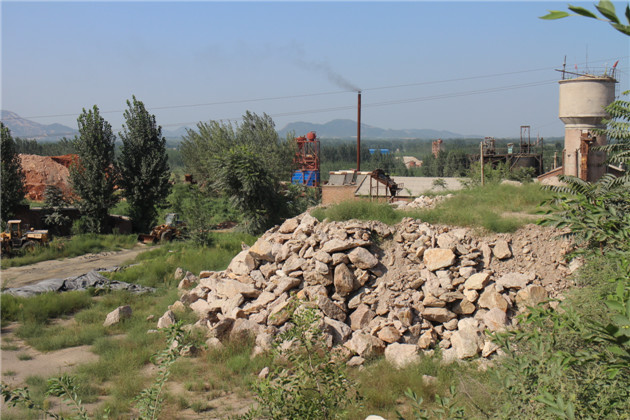 硅線石車間一角